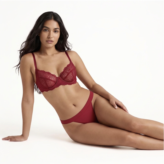 String menstruel Ava - confort Carmin 2